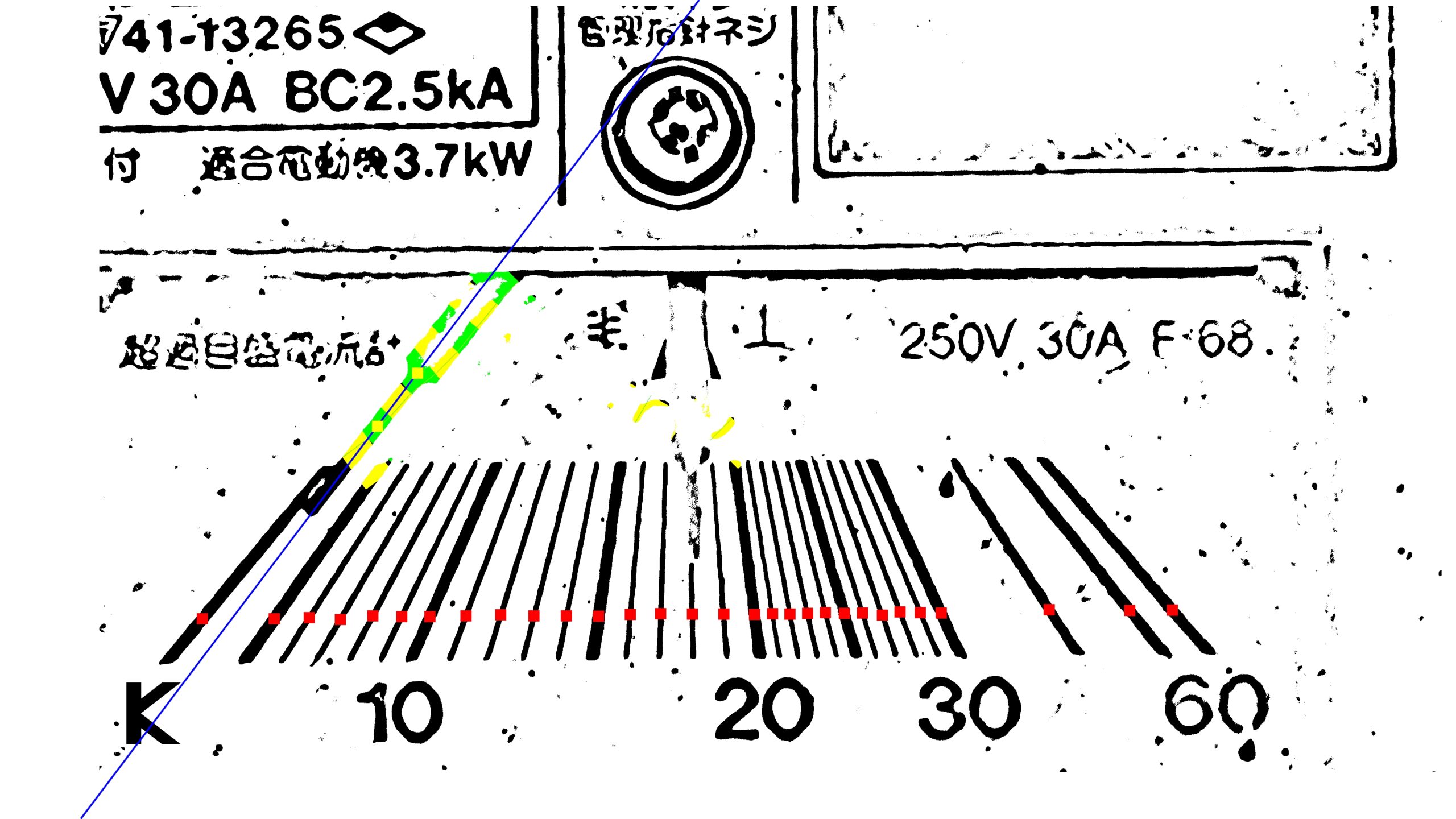 スポーツ動作解析のグラフ