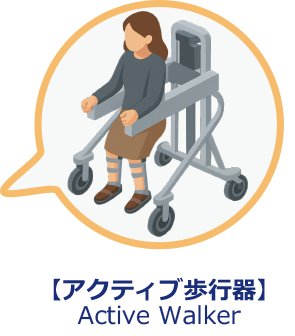 アクティブ歩行機